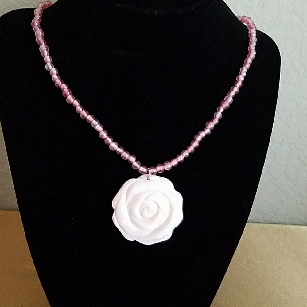 Coldwater Creek light pink necklace